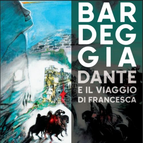 locandina della mostra: Bardeggia, Dante e il Viaggio di Francesca